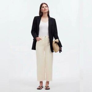 Madewell The Perfect Vintage Wide-Leg Crop Jean in Vintage Canvas Sz 29